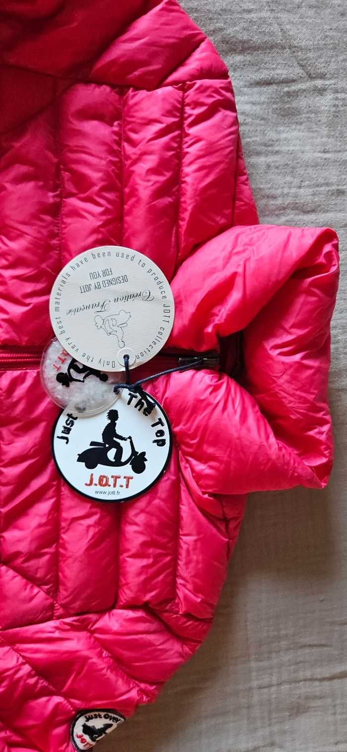 Doudoune légère femme Jott - cha rose fuschia - taille S - 36 neuve - photo numéro 3