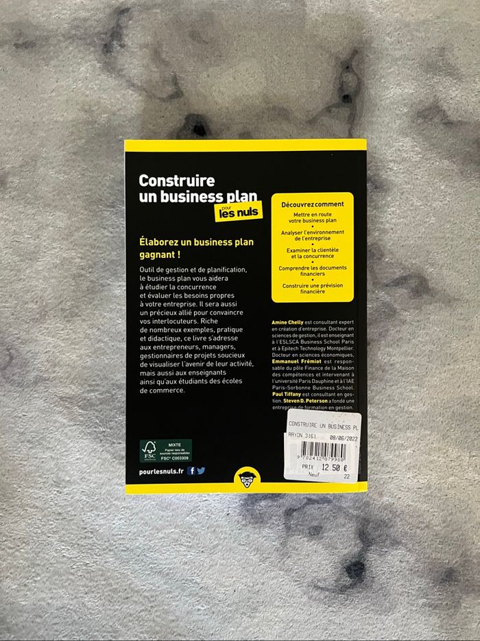 Livre, construire en business plan - photo numéro 2