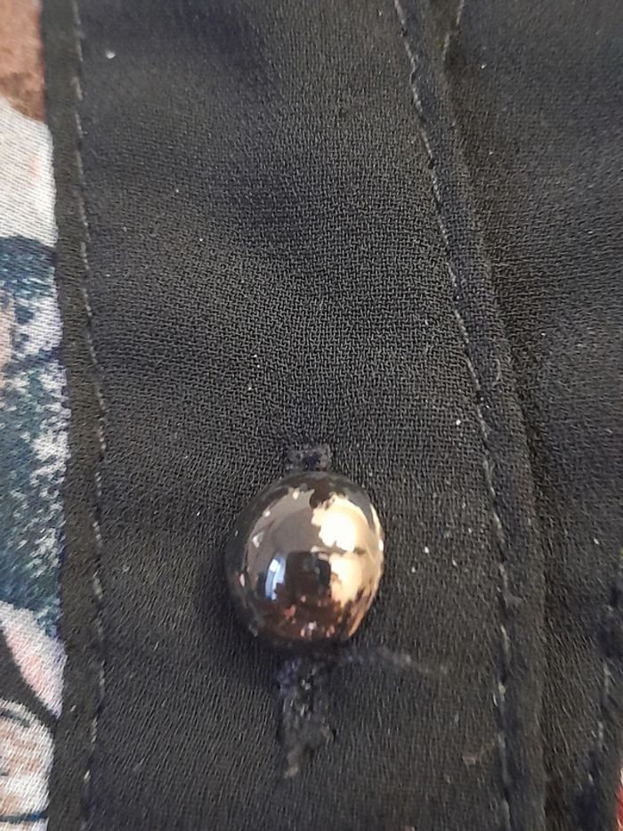 Top débardeur en transparence dentelle en mèche taille m - photo numéro 4