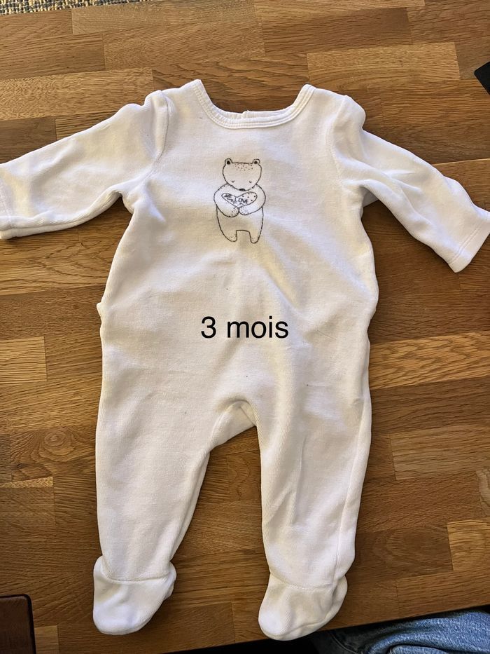 Lot de 3 pyjamas 3 mois - photo numéro 4