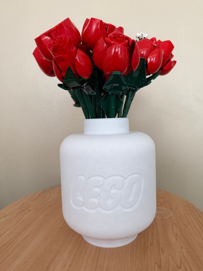 Vase lego idéal fleurs lego 3D - photo numéro 2