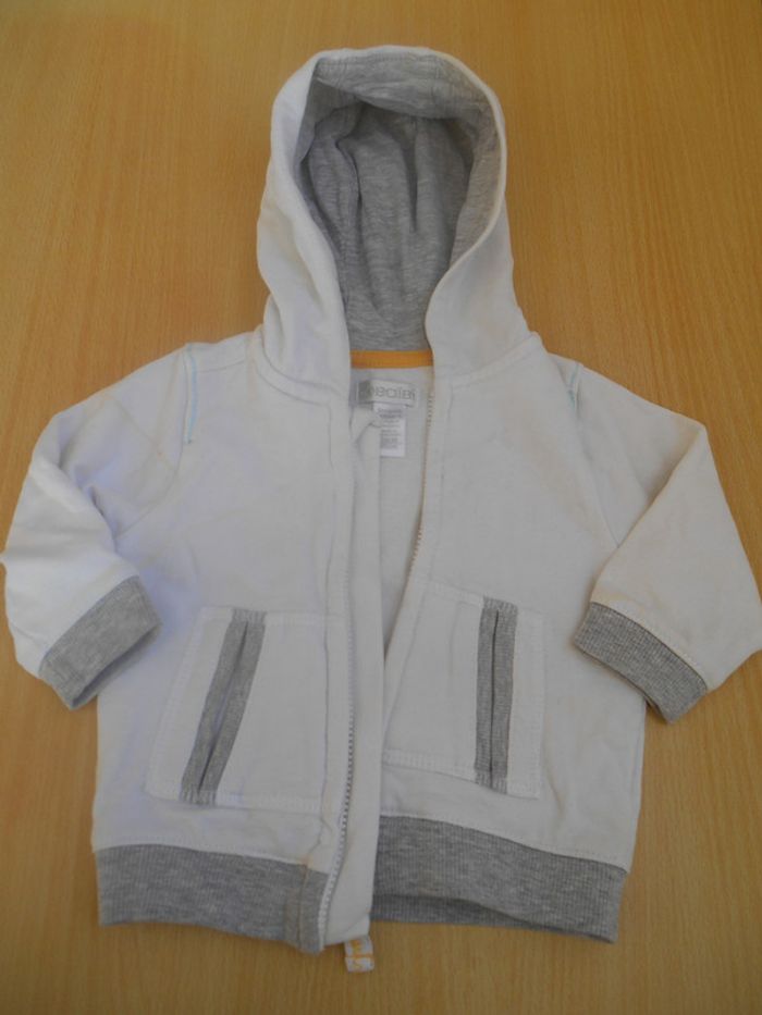 Veste à capuche bébé - garçon/fille 3 mois Obaïbi