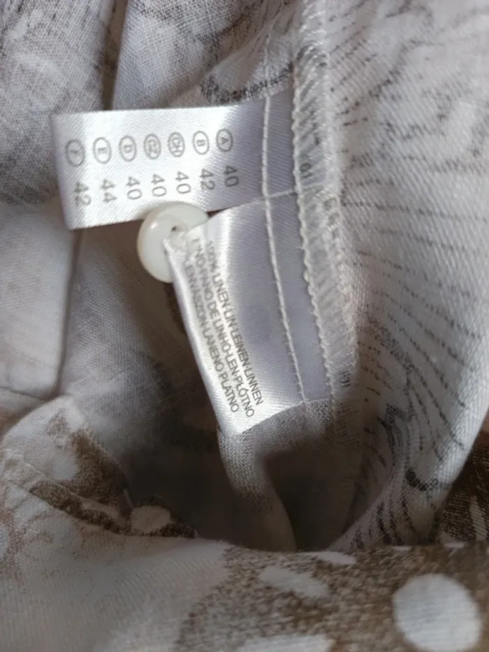 Chemise sans manches Canda 100% lin t.42 - photo numéro 10