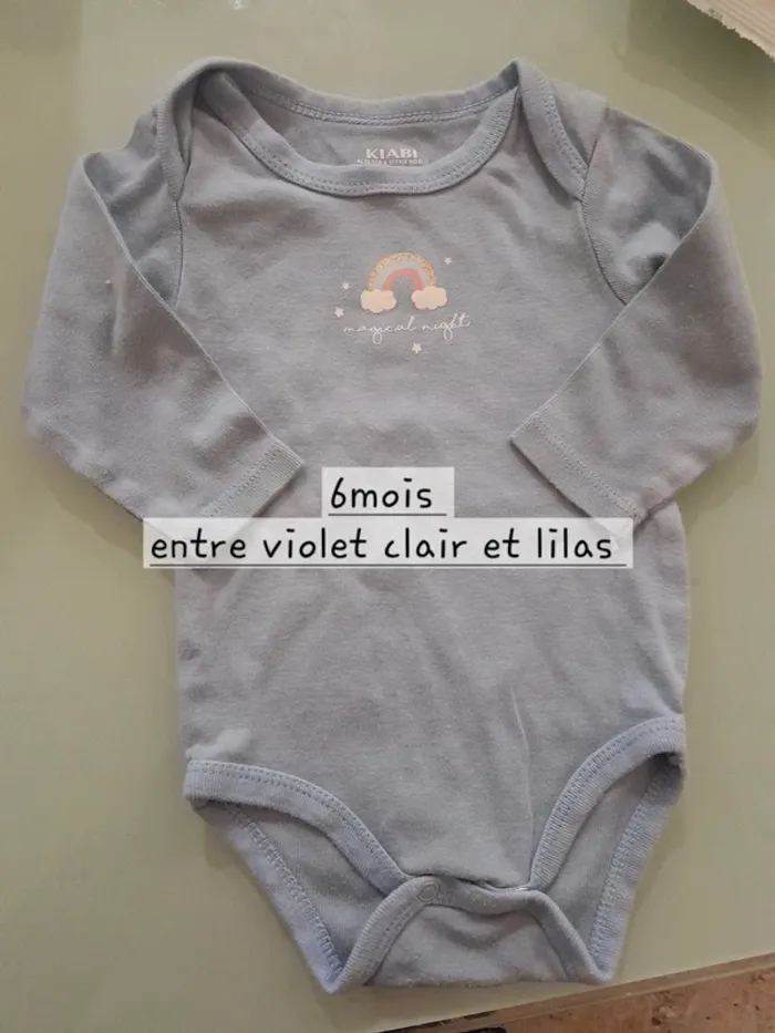 Body fille ml 6 mois