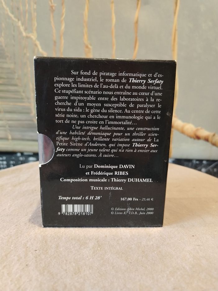 Coffret K7 VDB Livres Audio Thierry Serfaty Le Sang des Sirènes Vintage - photo numéro 7