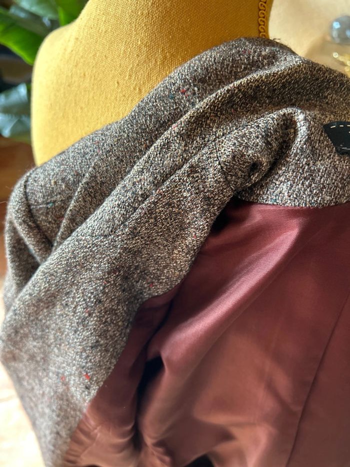 Kookai veste cintrée couleur marron mouchetée multicolores - photo numéro 10