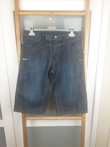 Short en jean noir neuf 14 ans