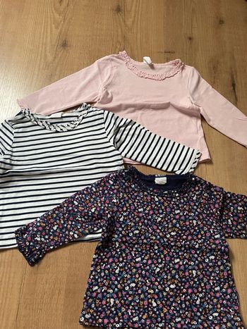 Tee-shirt longues manches bebe fille