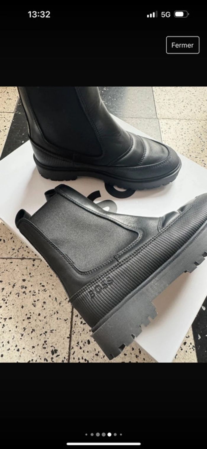 Bottine en cuir Hugo boss - photo numéro 8