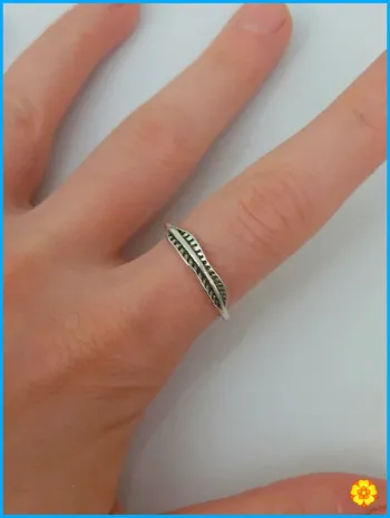 Bague argentée tendance en acier inoxydable
