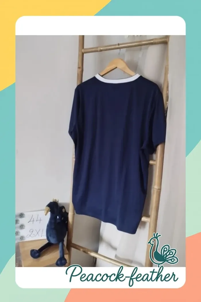 T-shirt bleu FFF xxl - photo numéro 4
