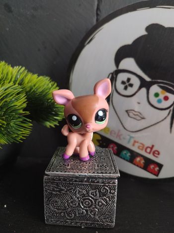 Lps00888 Littlest Petshop Pet Shop LPS Authentique Hasbro Deer Biche Faon 1677