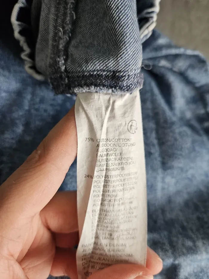 Jean skinny fit unisexe - Taille 14 ans (152-158cm) - Kiabi - Bleu neige - photo numéro 4