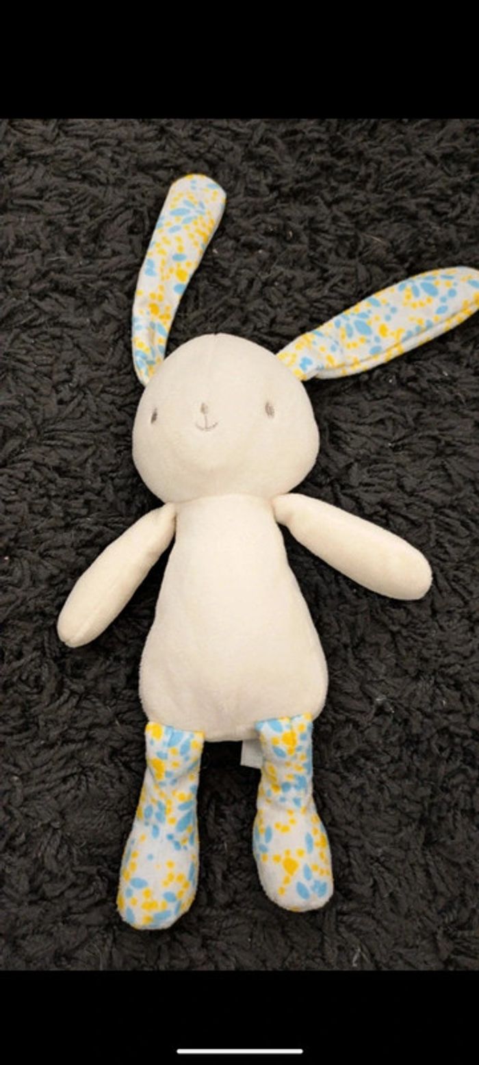 Lot de peluche doudou lapin mouton souris ours - photo numéro 6