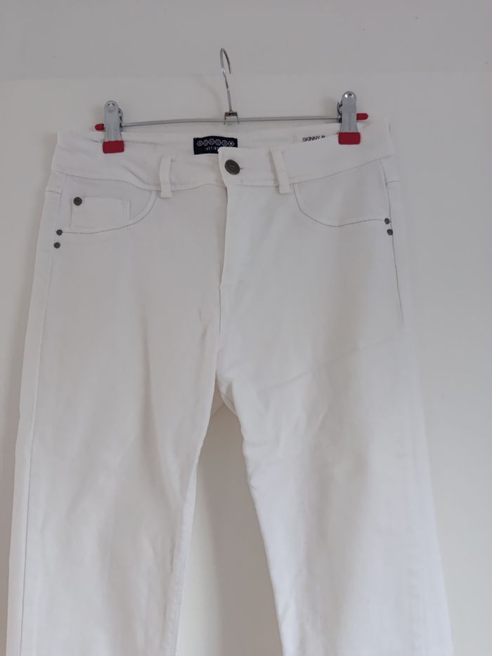 Jean blanc skinny Bonobo - photo numéro 2