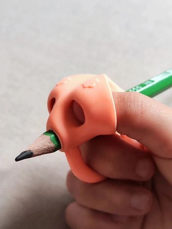 Correcteur de posture d'écriture en silicone souple