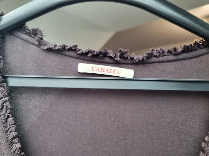 Robe été grise, camaïeu, 38 - photo numéro 4