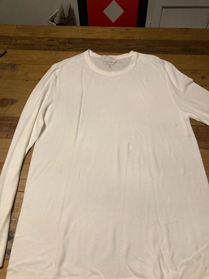t shirt thermique blanc XXL