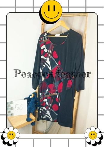 Robe hiver noire et rouge afibel 56