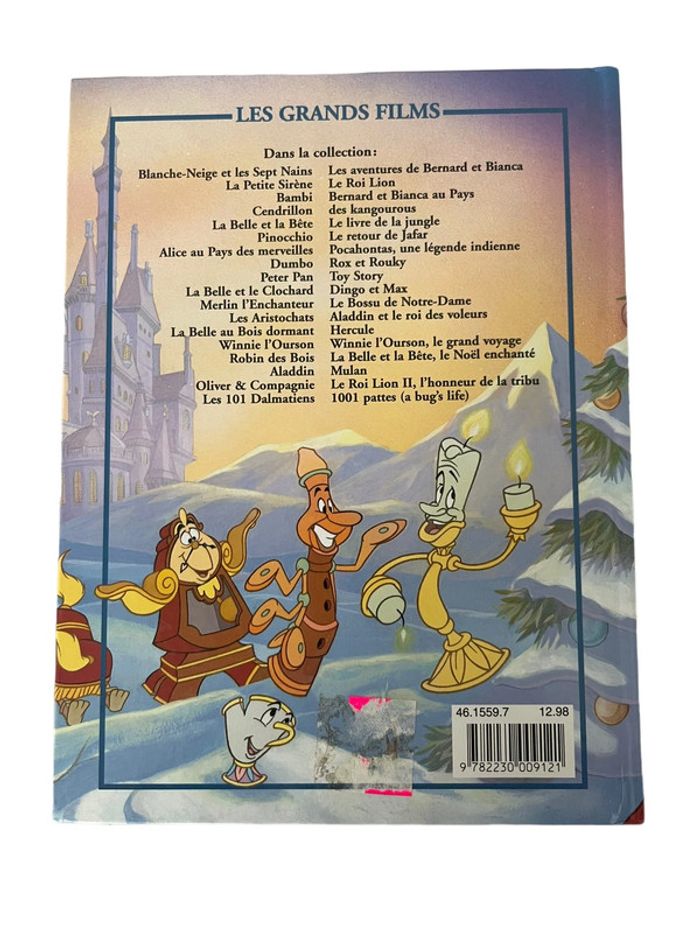 Livre Walt Disney La belle et la bête le Noël enchanté - photo numéro 2