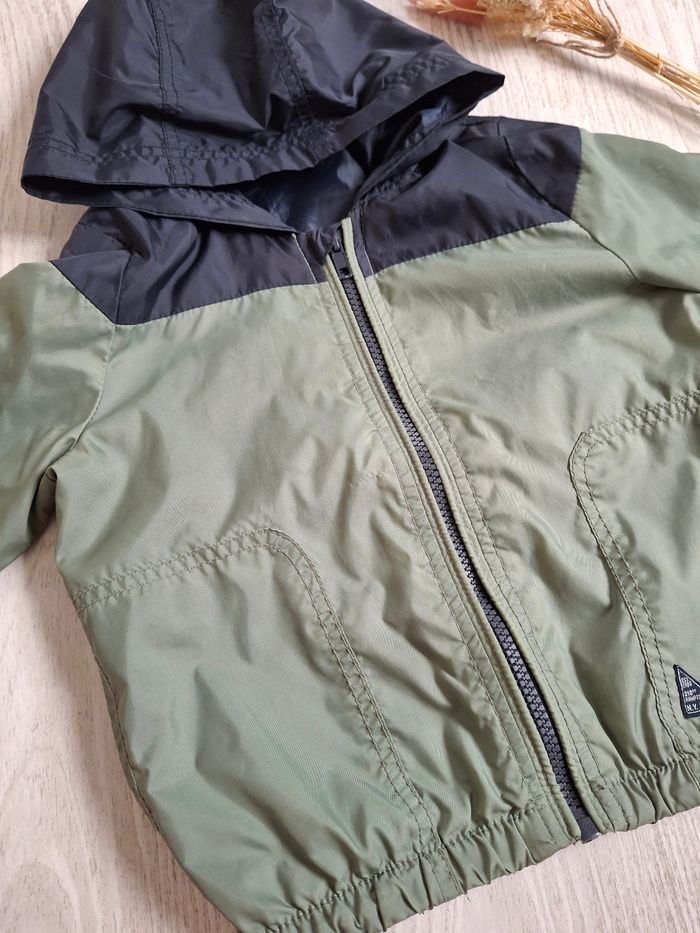 Veste coupe-vent pluie garçon kaki Tape à l’œil/TAO – 3 ans - photo numéro 3