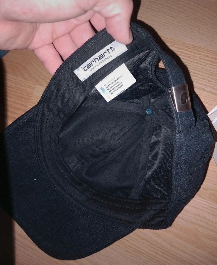 Casquette Carhartt noire neuve - photo numéro 2