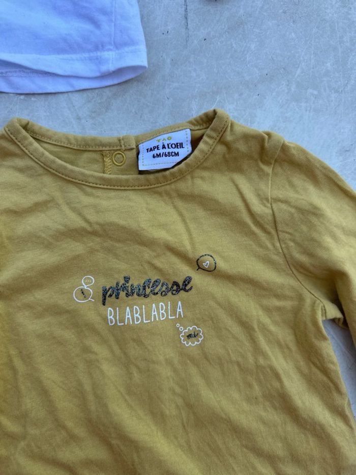 2 t shirt longue manche - photo numéro 2