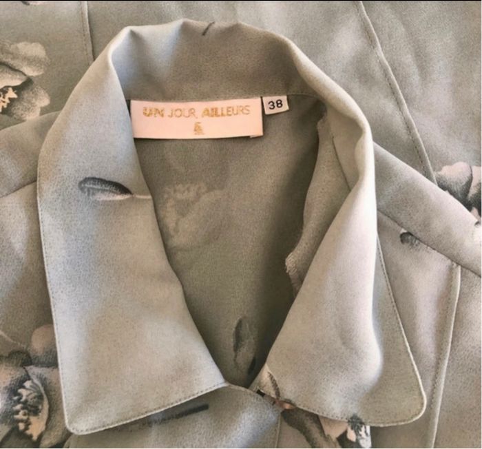 Chemisier fleurs femme - photo numéro 2