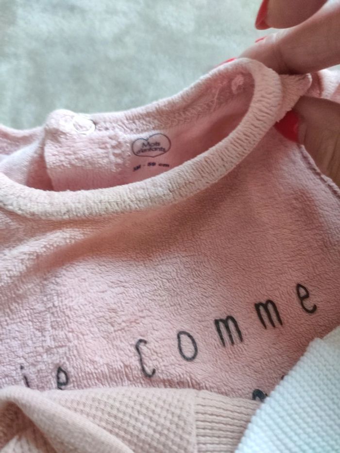 Lot 3mois 59cm Kiabi rabbit Bear Mots d'enfants - photo numéro 4