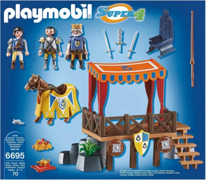 Ensemble Playmobil Super 4 "Tribune Royale avec Alex" - photo numéro 2