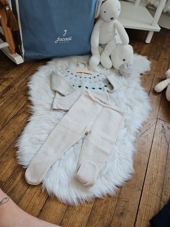 Ensemble laine losange