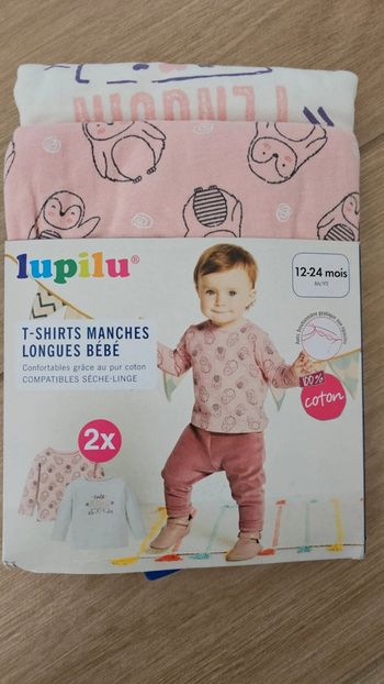 Lot 2 tee shirt 24 mois
