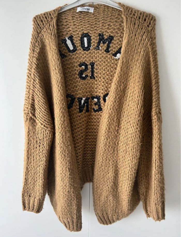 Gilet grosse maille - photo numéro 2