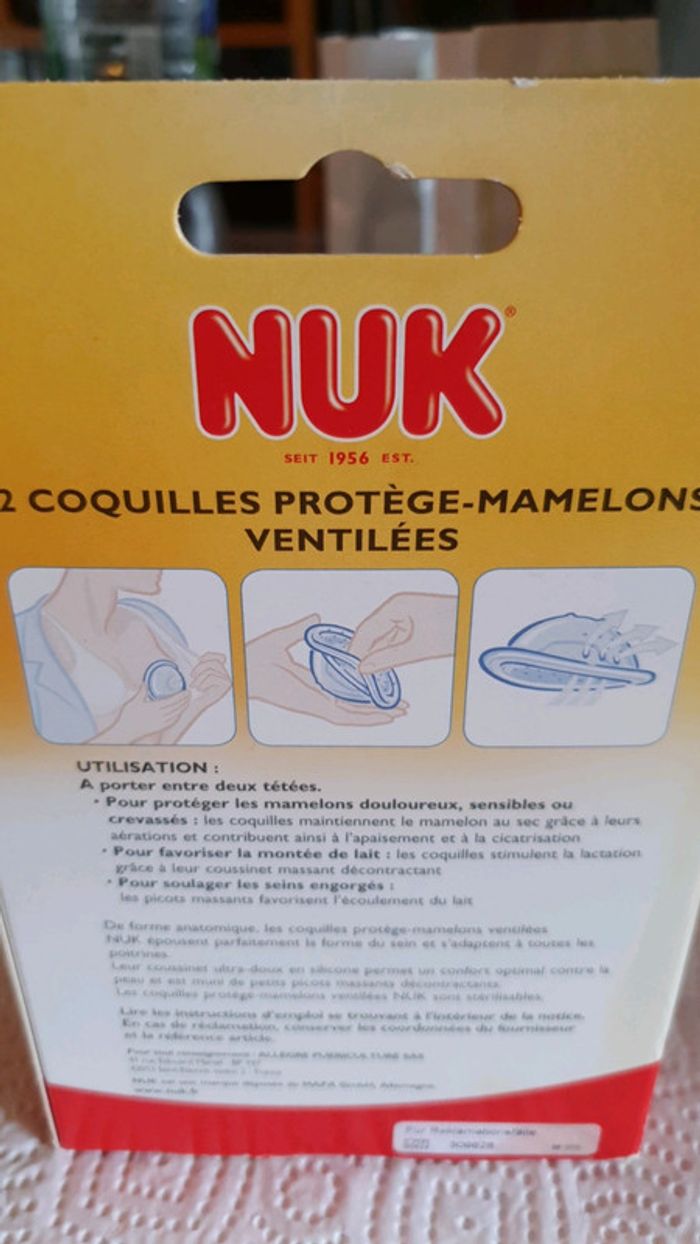 coquilles protège mamelon ventilées nuk - photo numéro 7