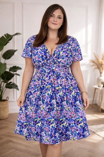 Robe rêverie lavande Femme taille 54 marque Violeta by Mango 💍 