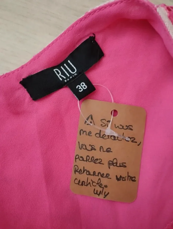 Robe effet dentelle Riu taille 38 - photo numéro 11