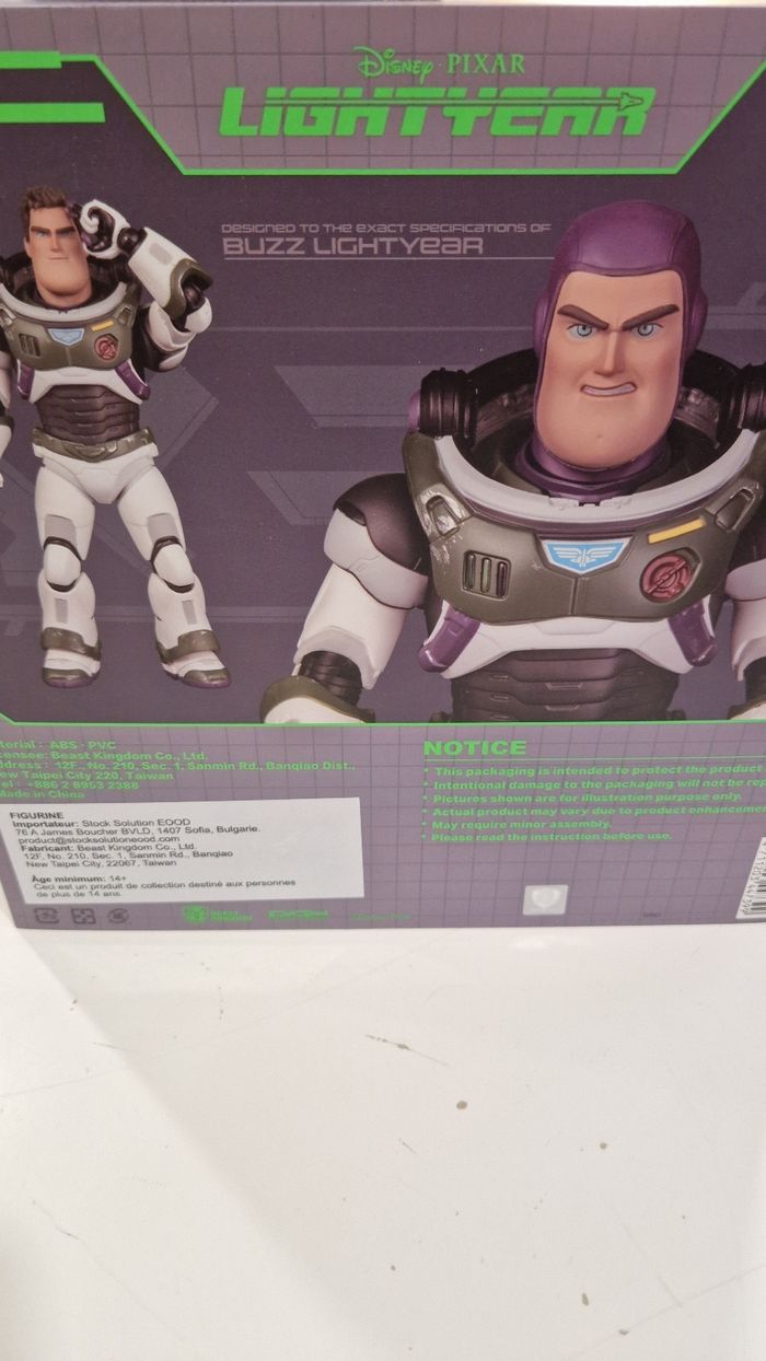 Figurine Buzz Lightyear NEUVE DAH-076 Alpha Suit Disney Pixar - photo numéro 10