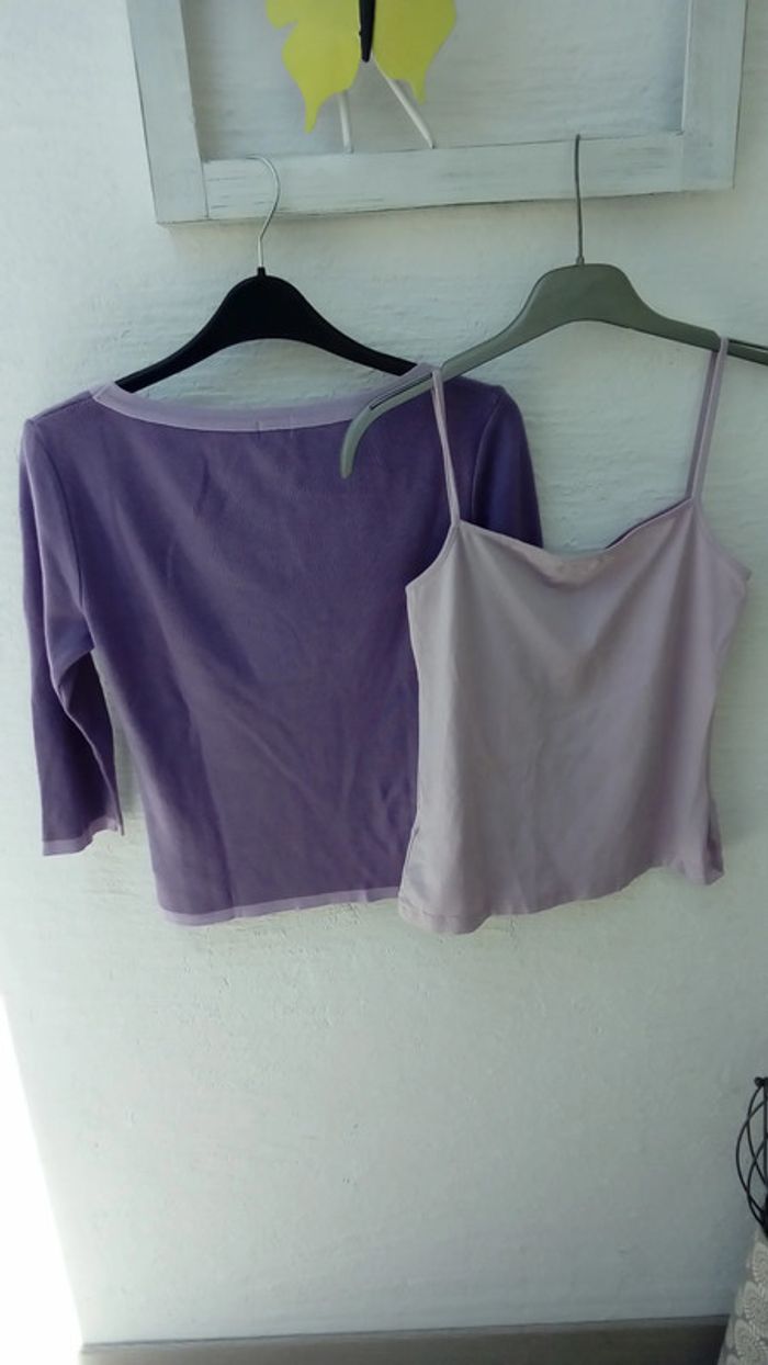 Pull et son débardeur - photo numéro 2