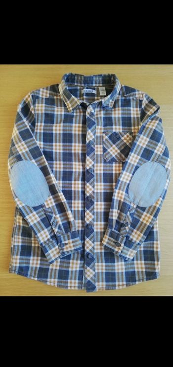 Chemise manches longues à carreaux