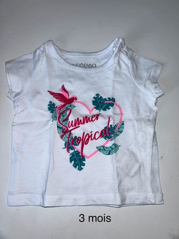 Tee shirt 3 mois
