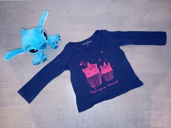 T-shirt manche longue 12 mois 