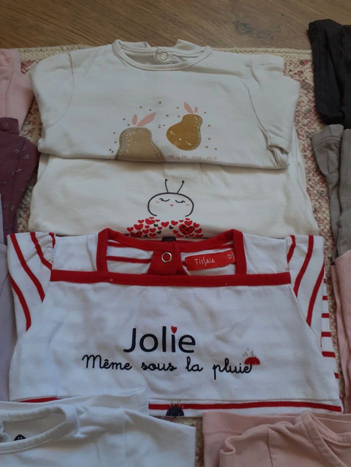 Lots de maillots manches longues 12 mois - photo numéro 3