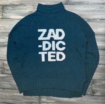 Pull Zadig & Voltaire Vert Col Roulé