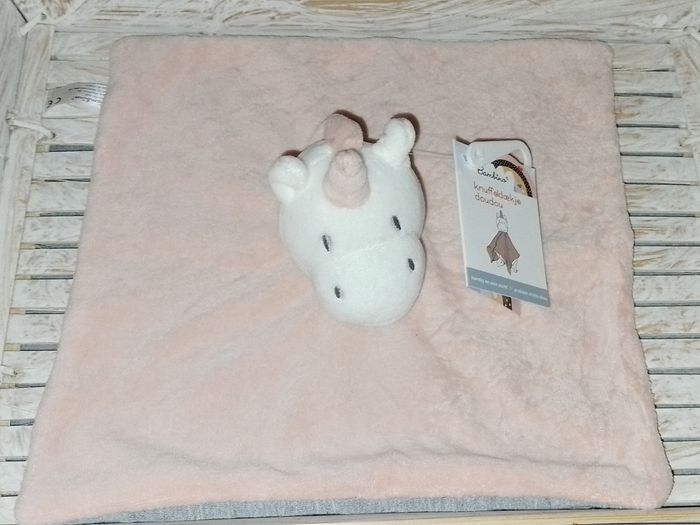 Doudou plat licorne - photo numéro 2