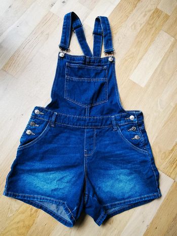 Combinaison short en jean