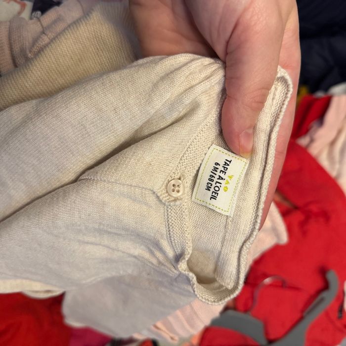 Lot de 5 gilets en mailles - T6mois - Marques diverses - photo numéro 7