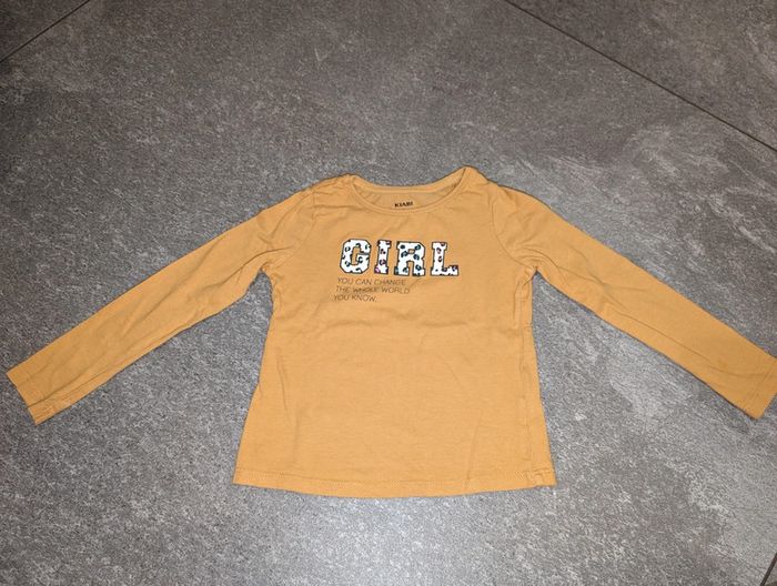 T-shirt à manches longues fille 3 ans