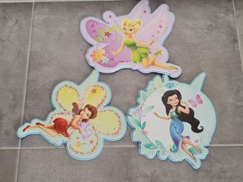 Lot 3 décor chambre fee clochette en mousse