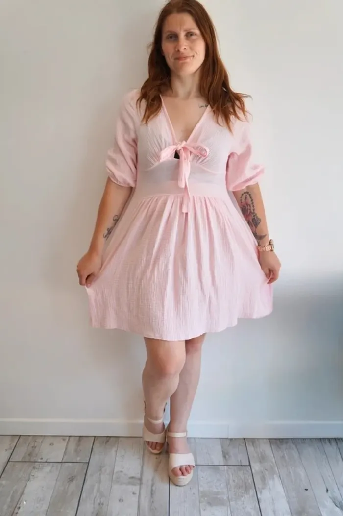 Robe gaz de coton