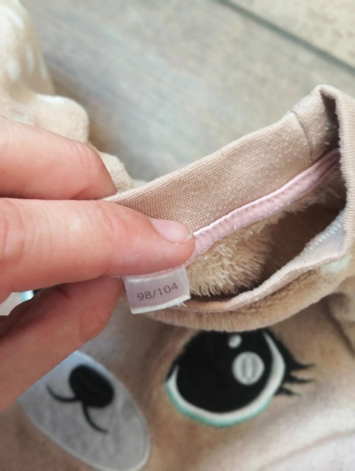 Pyjama pilou pilou velours hiver Fille 3/4 ans Cerf Zeeman - photo numéro 2